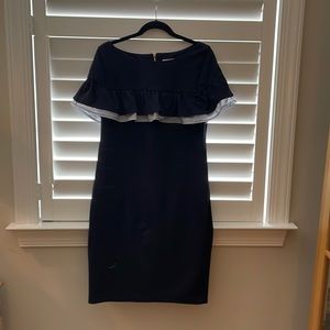 Eliza dress-size 14-navy blue